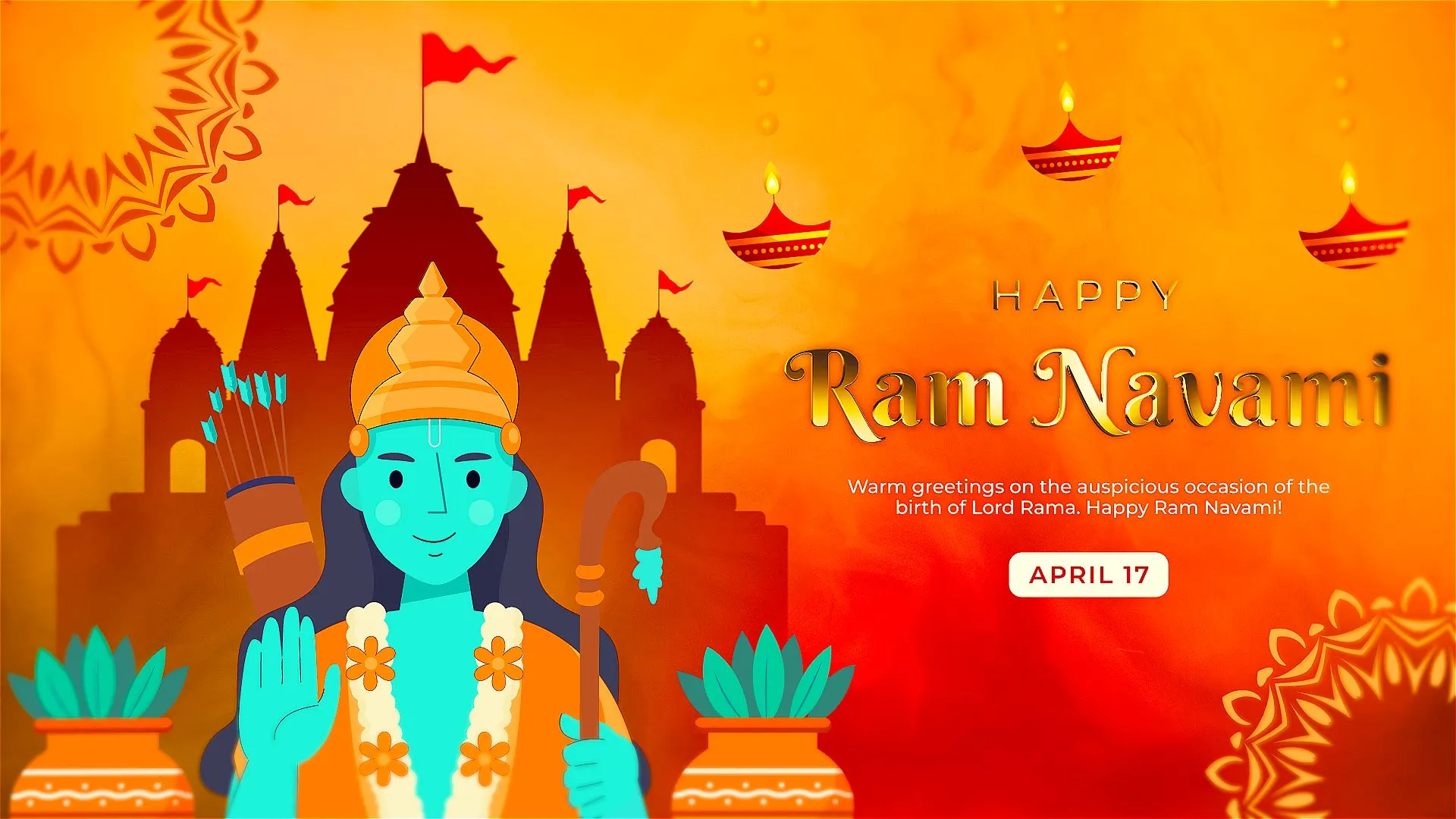 Happy Ram Navami Wishes Intro